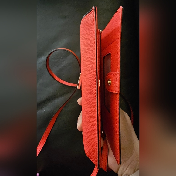 Kate Spade Crossbody Red Saffiano Leather NWOT - Picture 14 of 15